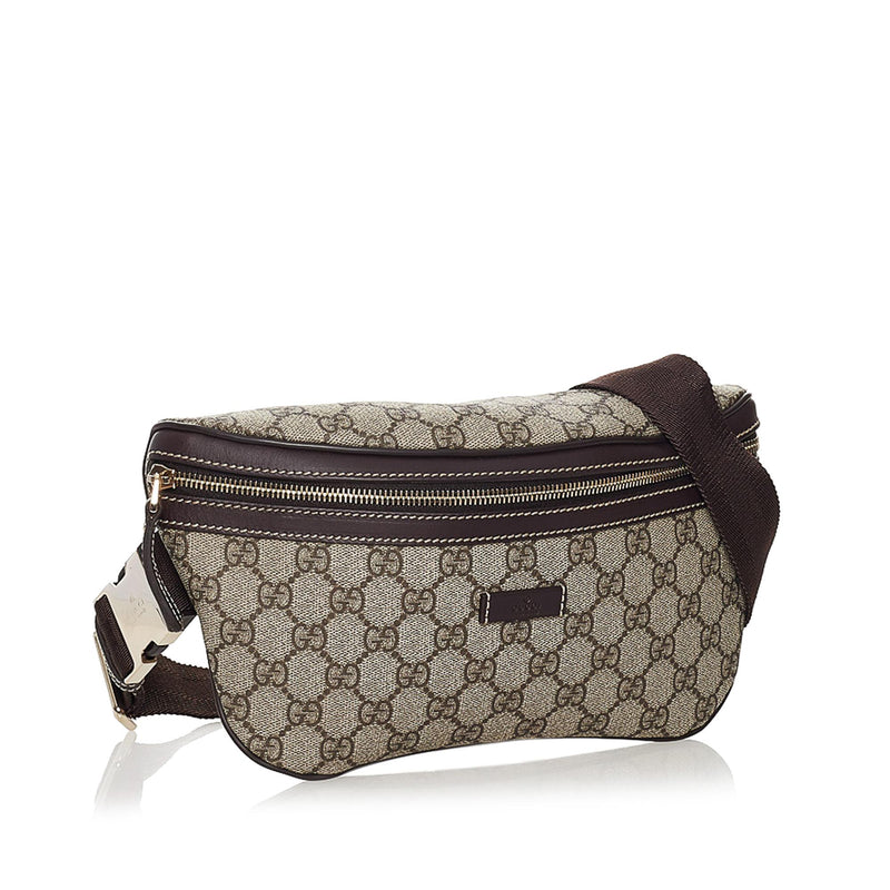Gucci Pre-Owned GG Logo Belt Bag - Farfetch | Bags, Belt bag, Belt