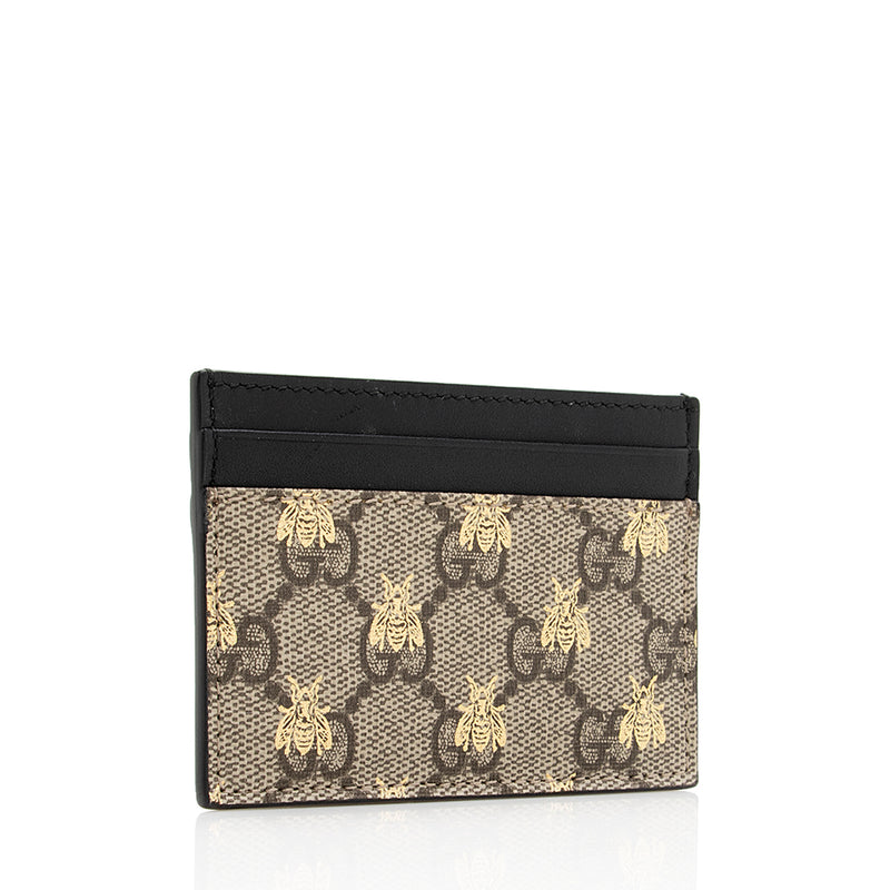 Gucci Bee Supreme Wallet, Small Leather Goods - Designer Exchange