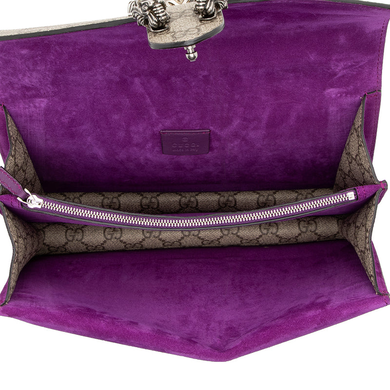Gucci GG Supreme Centum Dionysus Super Mini Bag (SHF-nCrSGn) – LuxeDH