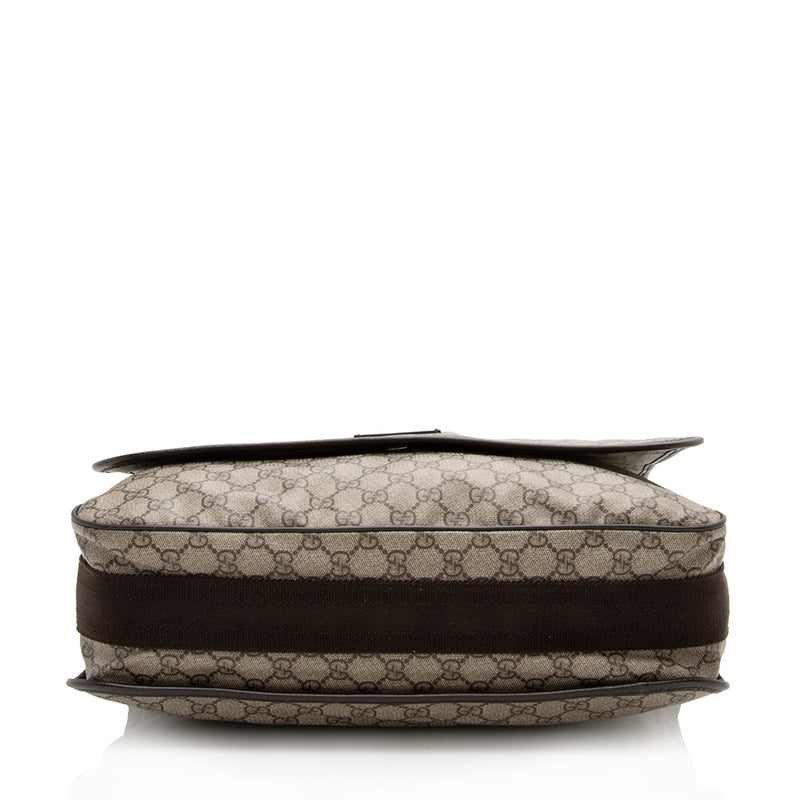 Gucci GG Supreme Large Messenger Bag (SHF-13801) – LuxeDH