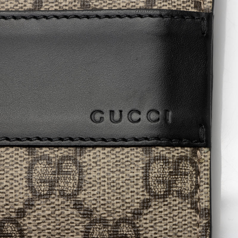 Gucci GG Supreme Leather Bi-Fold Wallet (SHF-tY4GX9) – LuxeDH