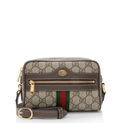 Gucci Monogram Supreme Ophidia GG Mini Phone/Crossbody Bag