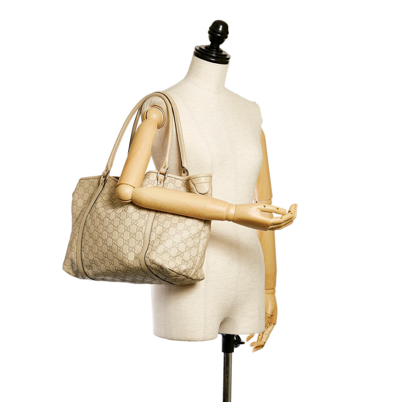 Gucci GG Crystal Charm Tote Bag (SHG-32913) – LuxeDH