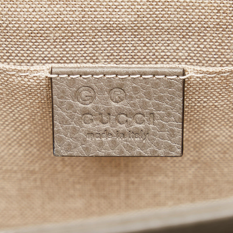 Gucci Interlocking G Chain Leather Crossbody Bag (SHG-26536) – LuxeDH
