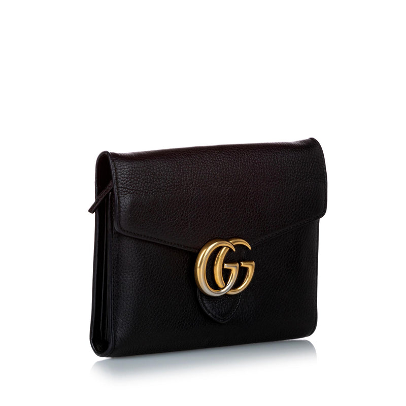Gucci Interlocking Marmont Leather Handbag