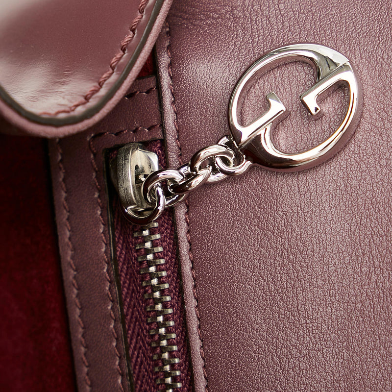 Gucci Horseshoe Leather Tote Bag (SHG-31243) – LuxeDH