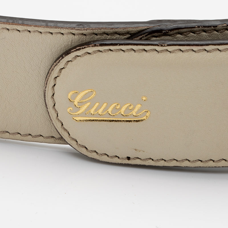 Gucci GG Supreme GG Marmont Slim Belt - Size 32 / 80 (SHF-TjpHYs