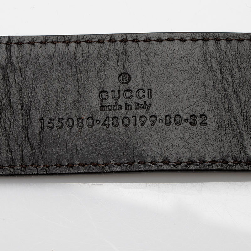 Gucci GG Supreme GG Marmont Slim Belt - Size 32 / 80 (SHF-TjpHYs