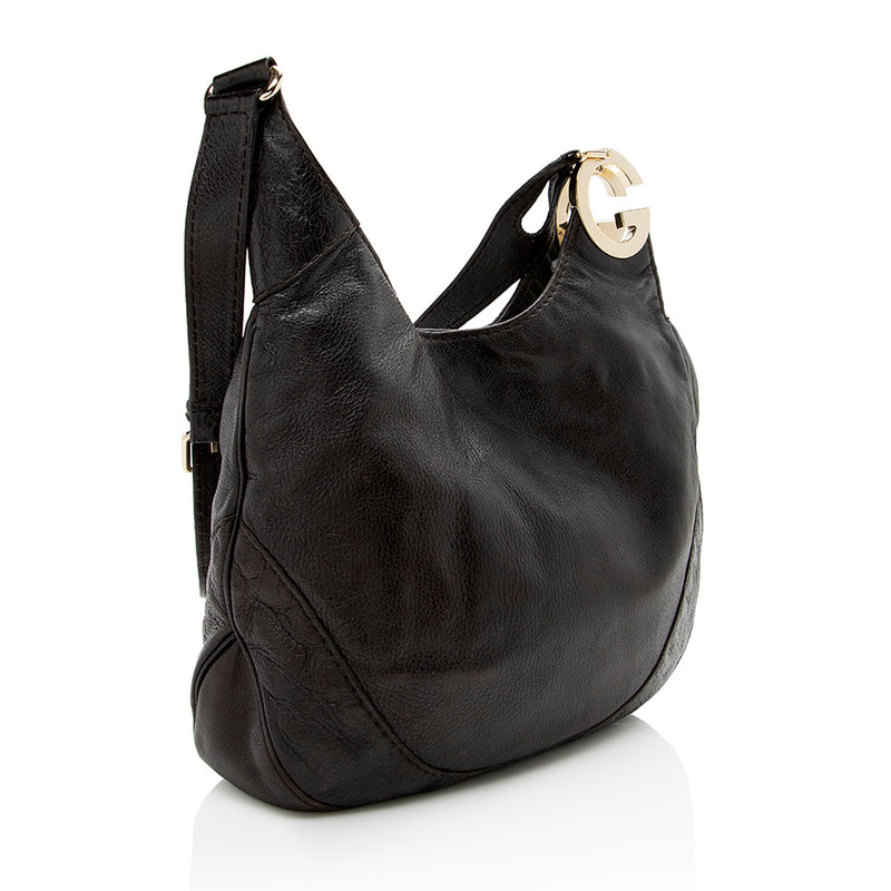 LV Monogram Lady Black Hobo Bag 209