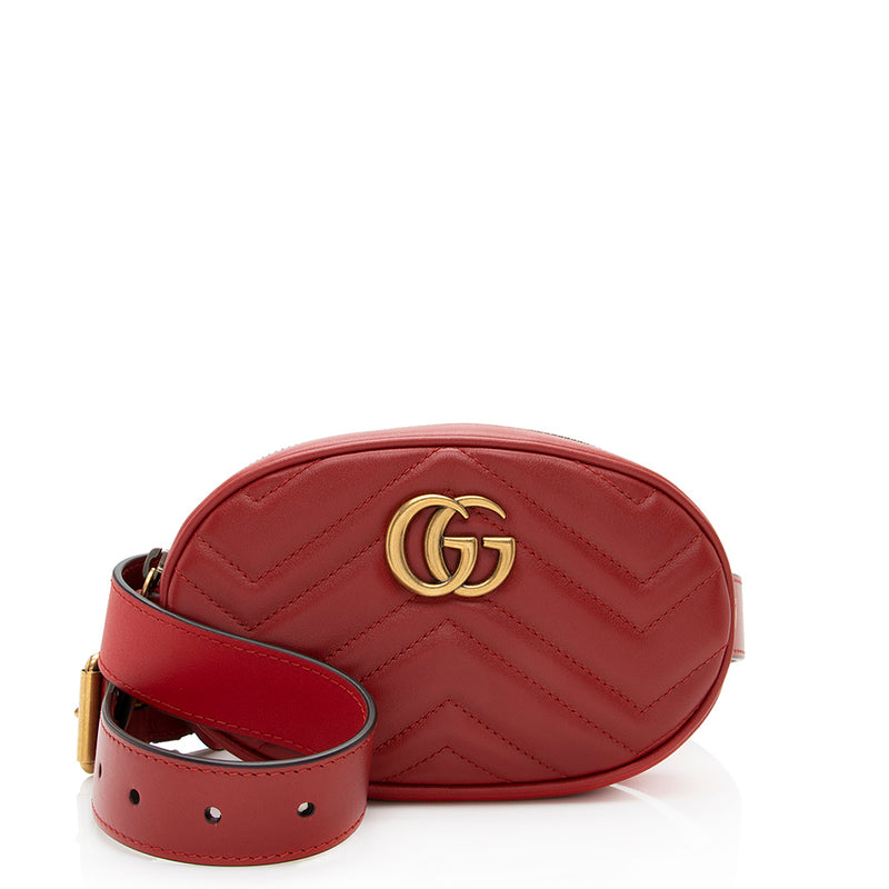 Gucci GG Marmont Leather Belt Bag