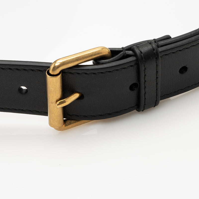 Gucci Matelasse Leather GG Marmont Belt Bag - Size 34 / 85 (SHF