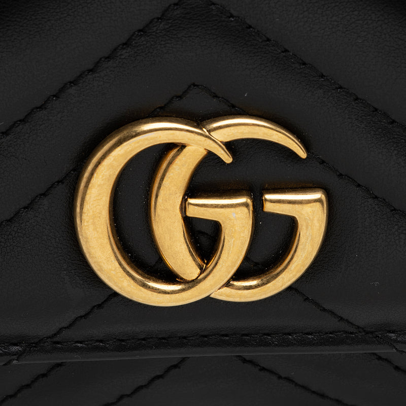 Gucci Matelasse Leather GG Marmont Continental Wallet (SHF-TBdtm3) – LuxeDH