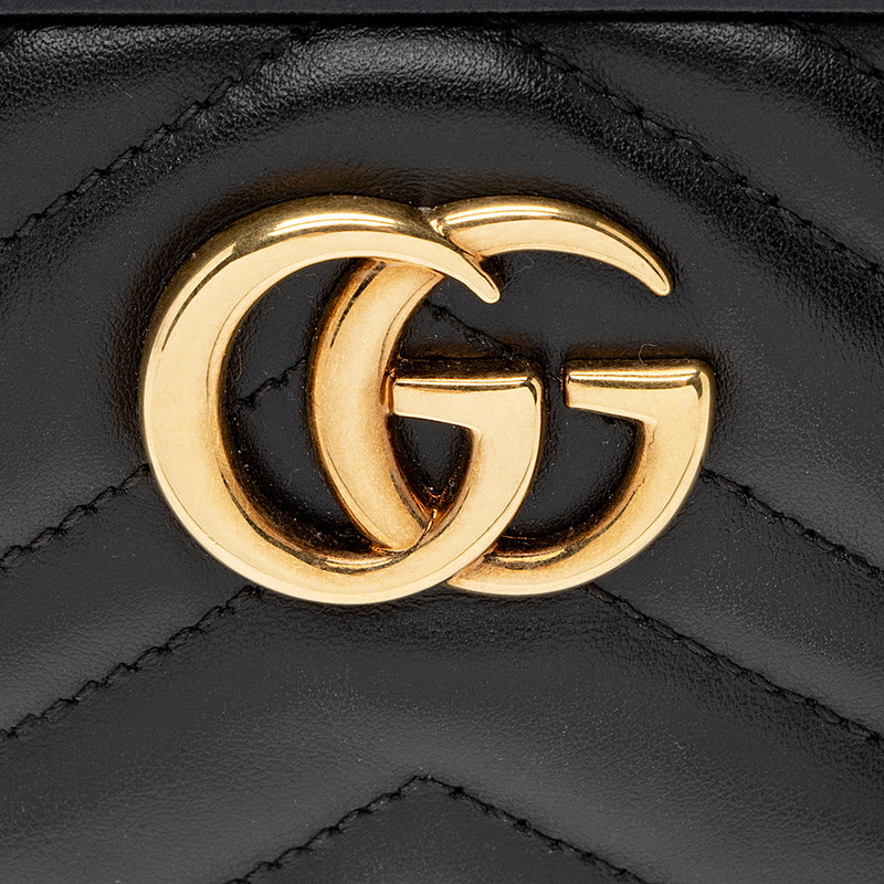 Gucci Matelasse Leather GG Marmont Small Flap Shoulder Bag (SHF-13400) –  LuxeDH