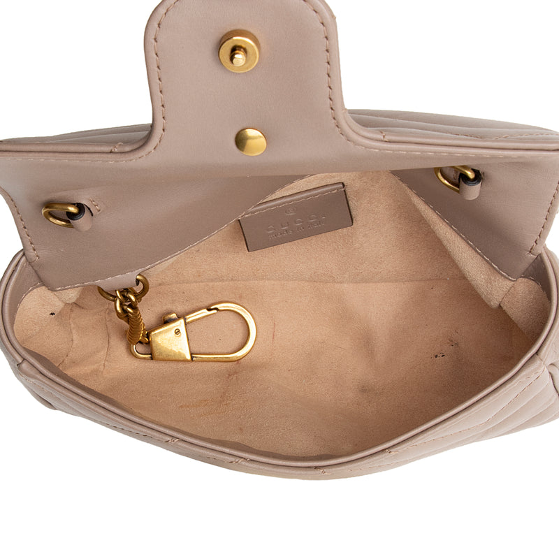 Gucci Matelasse Leather GG Marmont Mini Bag (SHF-21623) – LuxeDH
