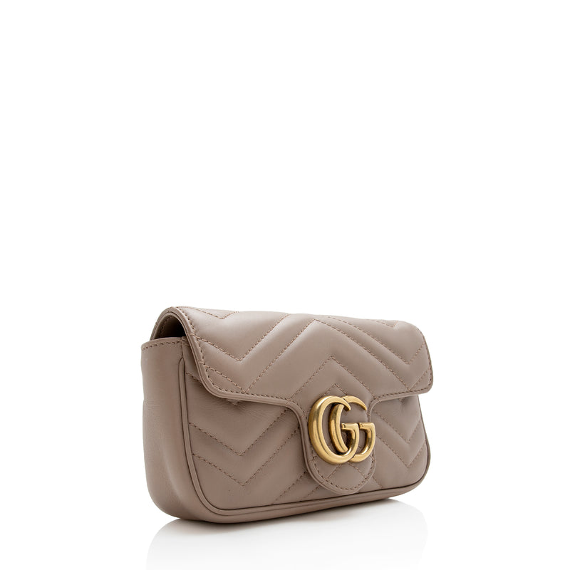 Gucci Matelasse Leather GG Marmont Super Mini Bag (SHF-dN0cWo) – LuxeDH