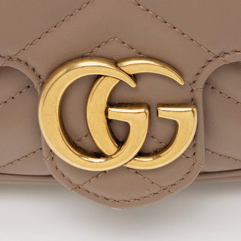 Gucci Super Mini Marmont Matelasse Shoulder Bag