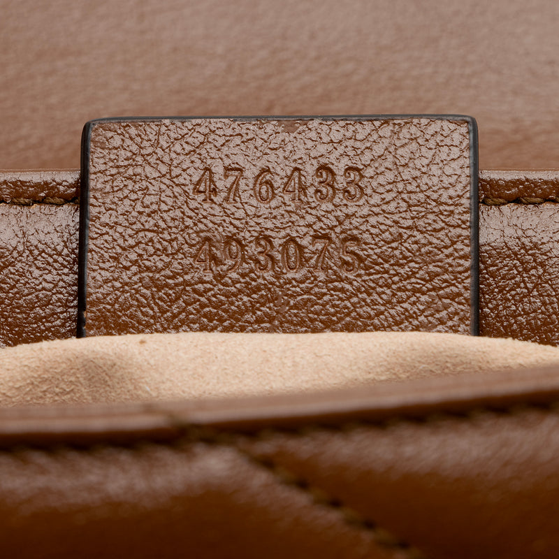 Gucci Matelasse Leather GG Marmont Super Mini Bag (SHF-PG5W8B) – LuxeDH