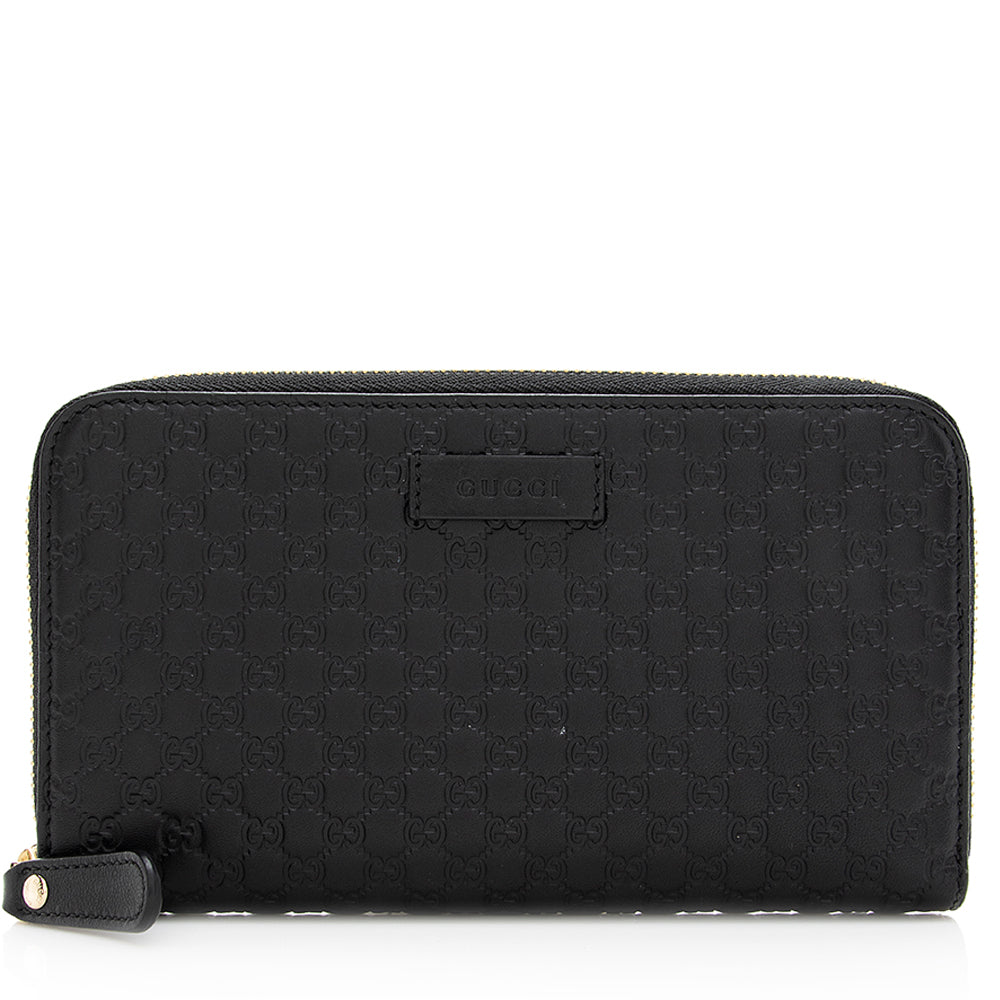 Chanel Lambskin Diamond Stitched CC Small Zip Around Wallet (SHF