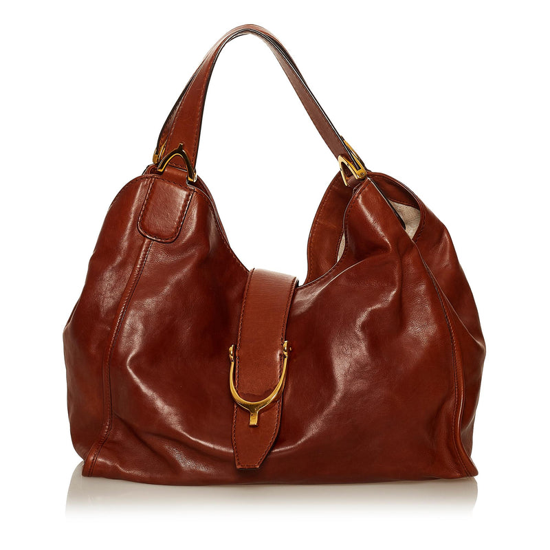 Gucci Leather Tifosa Shoulder Bag (SHF-13215) – LuxeDH