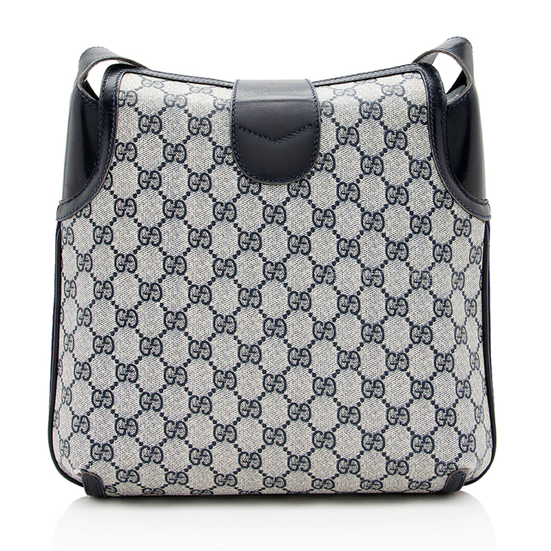 Gucci Vintage - GG Crossbody Bag - White - Leather Handbag