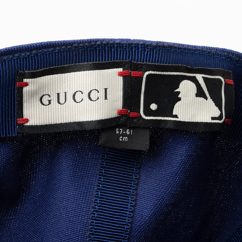 Gucci X MLB NY Yankees Cotton Embroidered Moth Baseball Hat - Size S ( –  LuxeDH