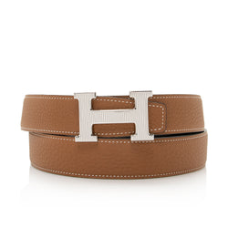 Leather belt Louis Vuitton Brown size Not specified International