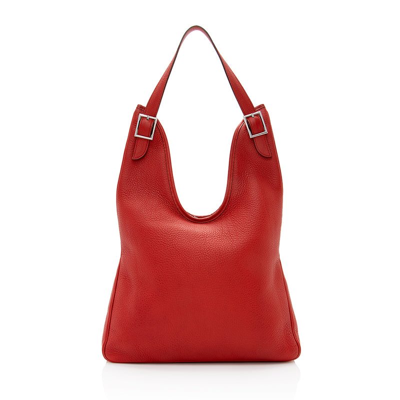 Fashion Avenue - Hermes Picotin MM in red Clemence leather