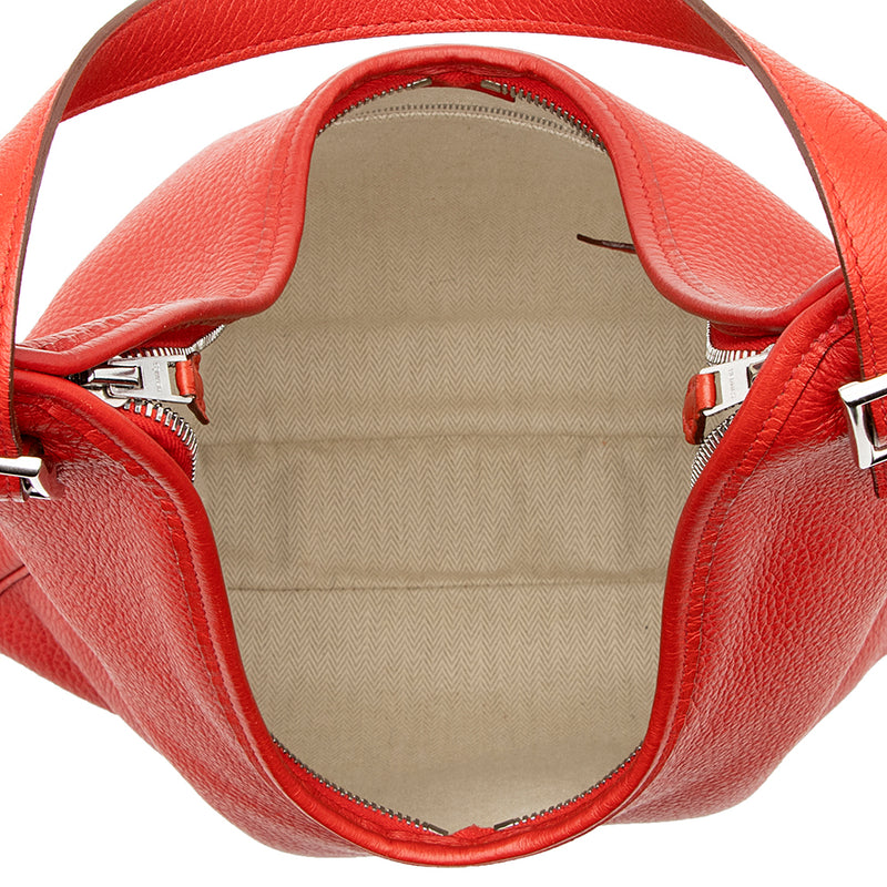 RDC12051 Authentic HERMES Rouge Clemence Massai PM Shoulder Bag