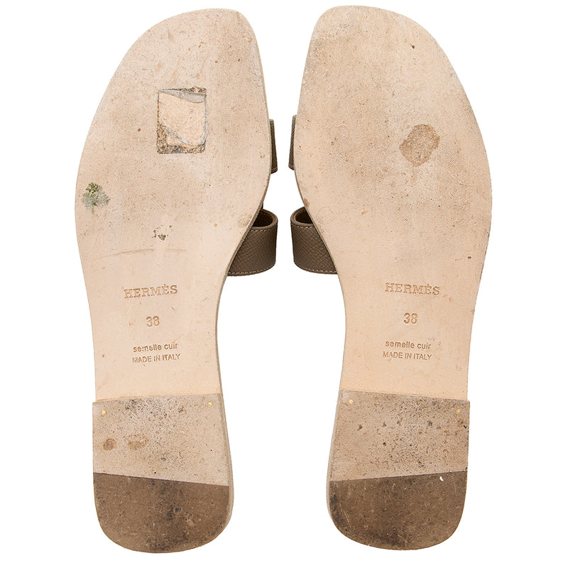 Hermes Oran Sandal Etoupe Epsom Leather - H202272Z - US