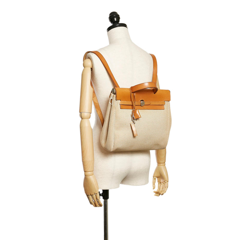 Hermes Herbag Canvas Backpack (SHG-33722) – LuxeDH