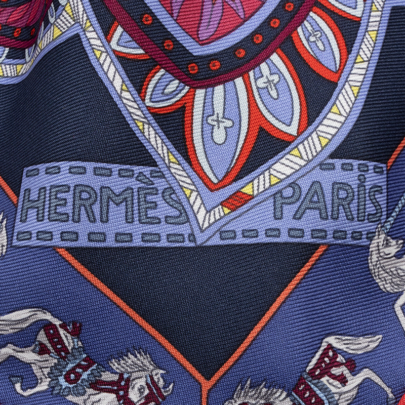 Hermes Reversible Scarf Harnais De Cabriolet Cashmere Silk GM 100 –  Mightychic
