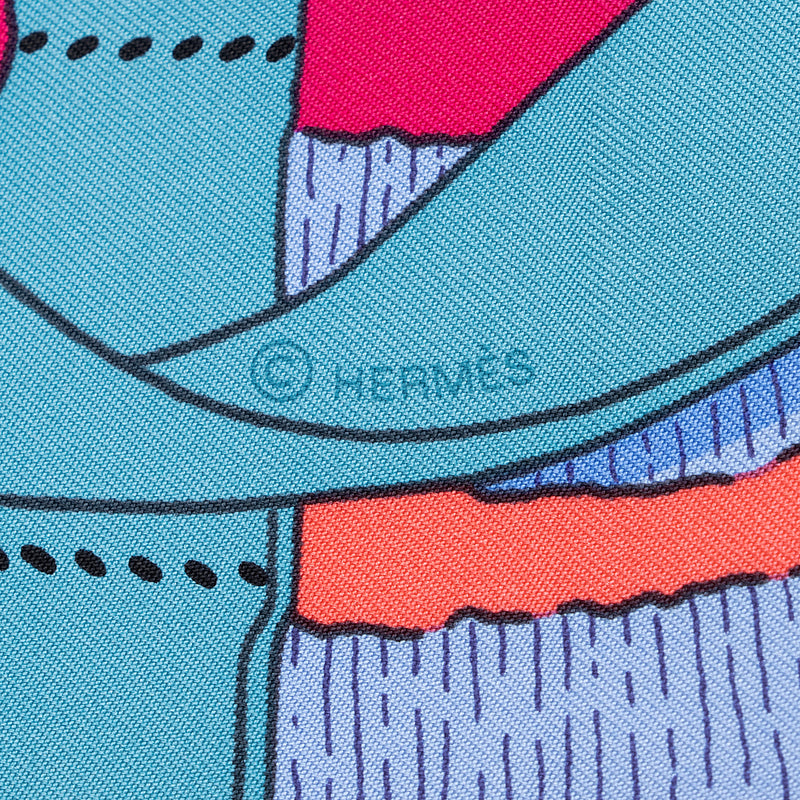Hermès Mors et Gourmettes Silk Scarf