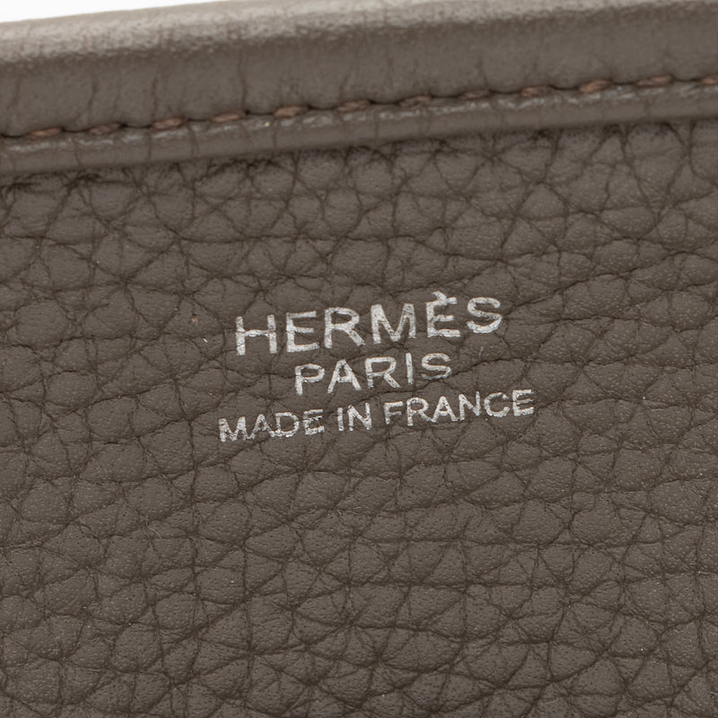 Hermes Taurillon Clemence Evelyne III PM Shoulder Bag (SHF-22515