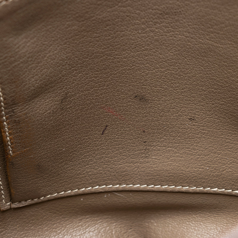 HERMES PARIS Brown leather Kelly bag with shoulder strap…