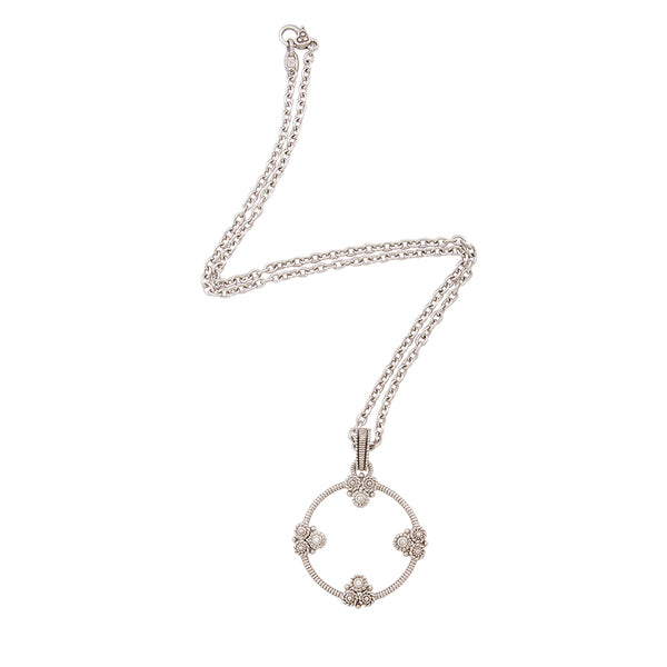 Judith Ripka Garland Pendant Necklace (SHF-21842)