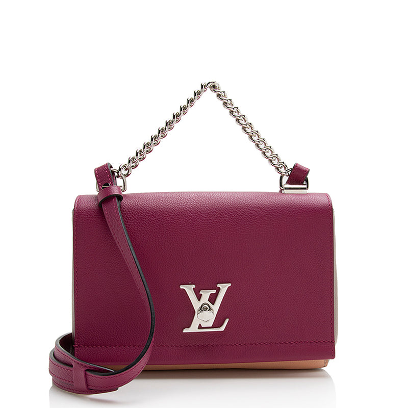 Louis Vuitton Vintage Hot Pink Lockme II BB Calf Leather Crossbody Bag, Best Price and Reviews