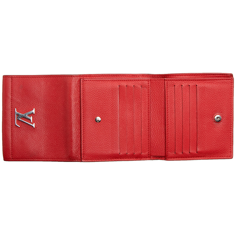 Louis Vuitton Calfskin Lockme II Compact Wallet (SHF-21658) – LuxeDH