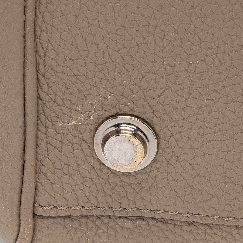 Louis Vuitton Black Milla MM Handgag Veau Nuage Calf leather M54348 Noir  2way