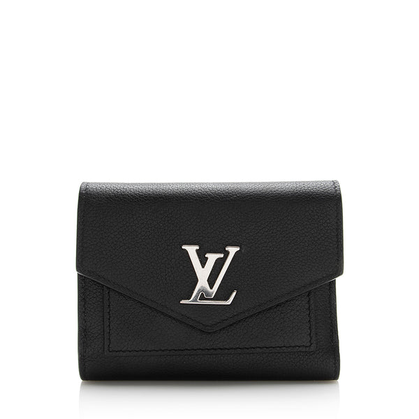 Louis Vuitton Calfskin MyLockme Compact Wallet (SHF-21972)