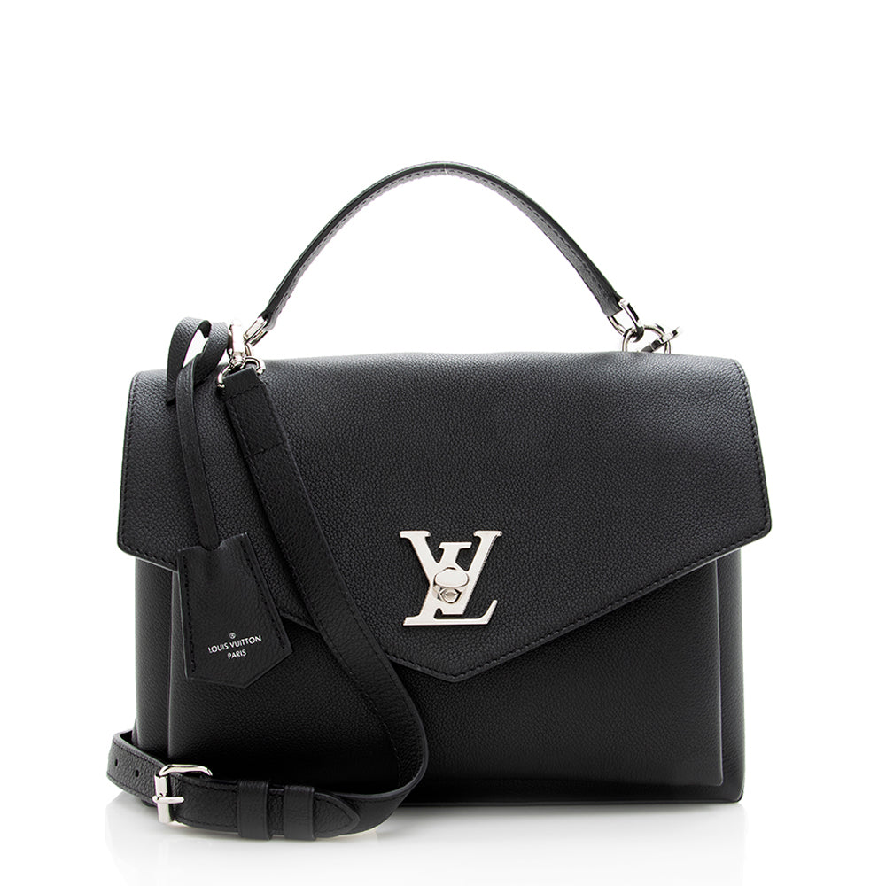 Louis Vuitton Mylockme Satchel Chain Bag Black, Luxury, Bags