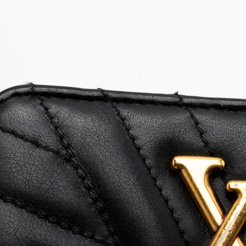 Louis Vuitton Calfskin New Wave Zippy Coin Wallet - FINAL SALE (SHF-18053)