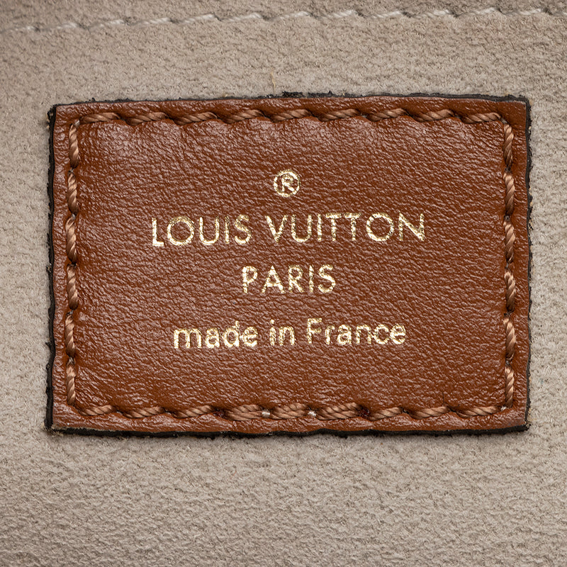 Louis Vuitton Calfskin Monogram Canvas On My Side MM Tote (SHF