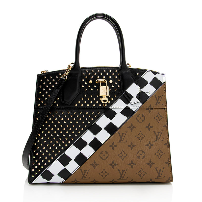 Louis Vuitton Steamer mm Bag, Grey, One Size