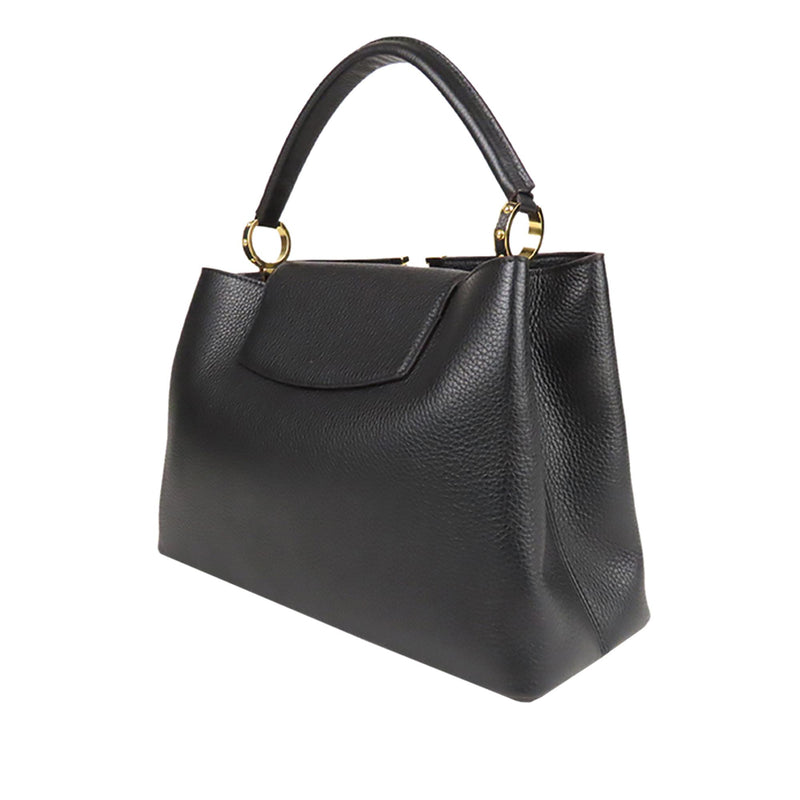 Louis Vuitton Capucines Bag in Black Leather