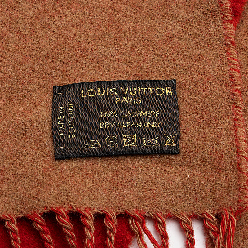 Louis Vuitton - Authenticated Scarf - Cashmere Brown for Women, Very Good Condition