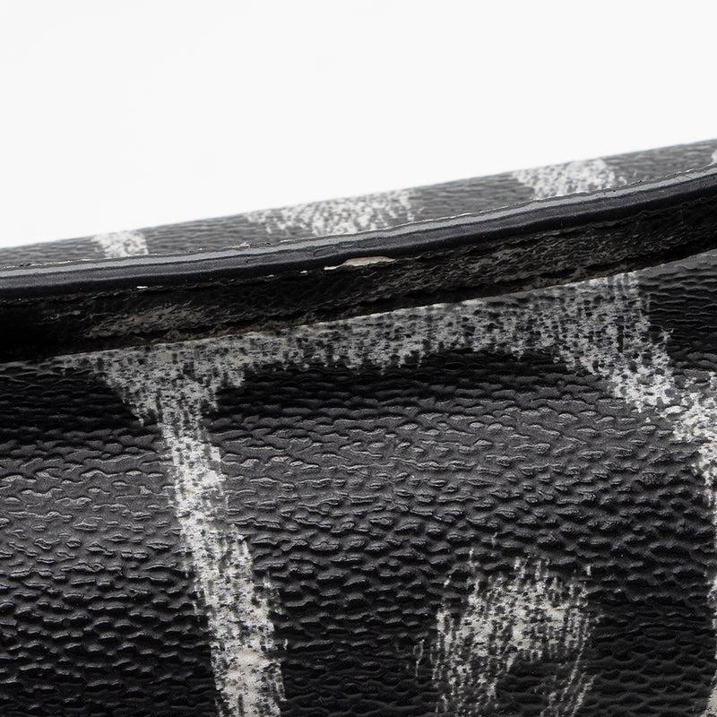 Louis Vuitton Calfskin Palm Print Twist MM Shoulder Bag (SHF-18828