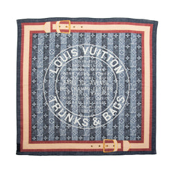 Katedral Låse Rettidig Louis Vuitton Cotton Denim Monogram Trunks & Bags Bandana Scarf (SHF-2 –  LuxeDH
