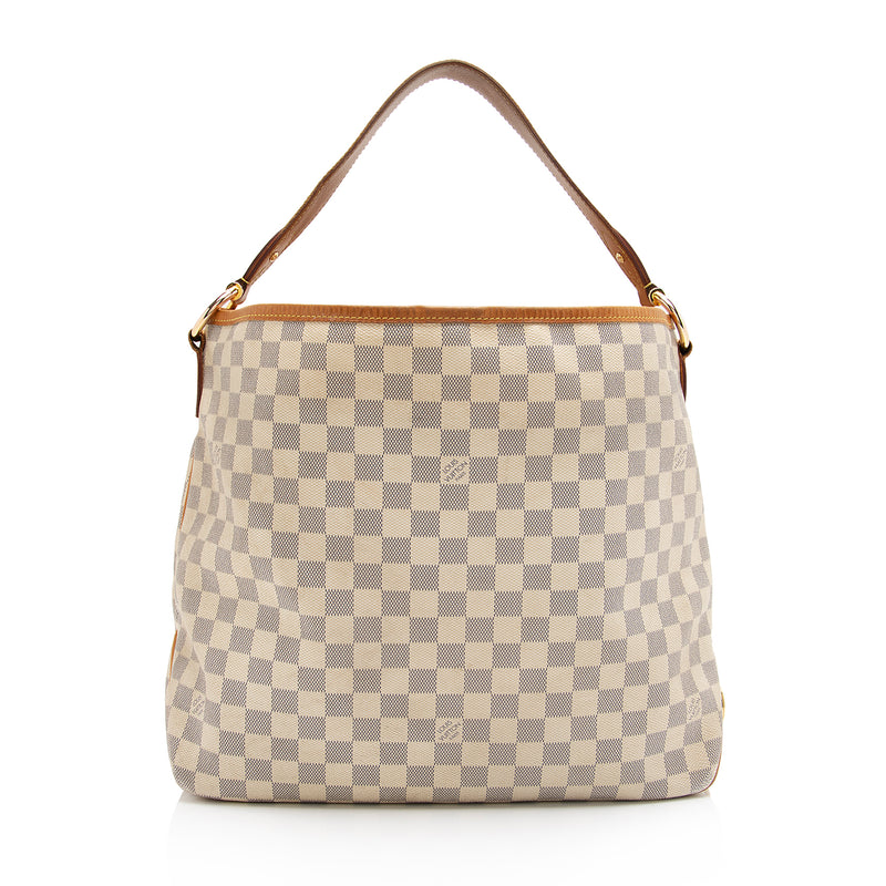 Louis Vuitton Damier Azur Delightful MM Shoulder Bag