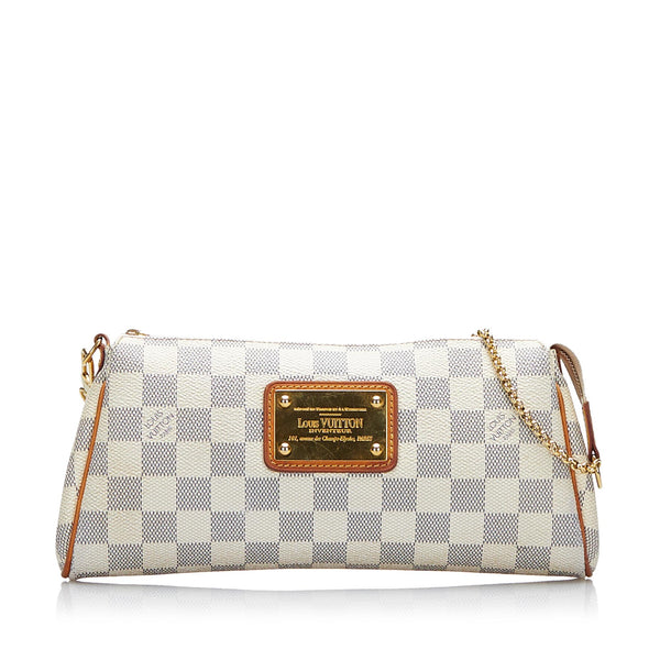 Louis Vuitton Damier Ebene Eva Clutch - FINAL SALE (SHF-jspFTu