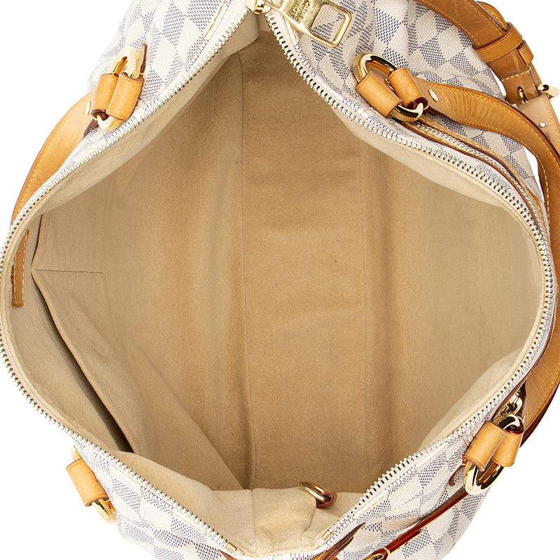 Louis Vuitton Damier Azur Evora MM - Neutrals Totes, Handbags